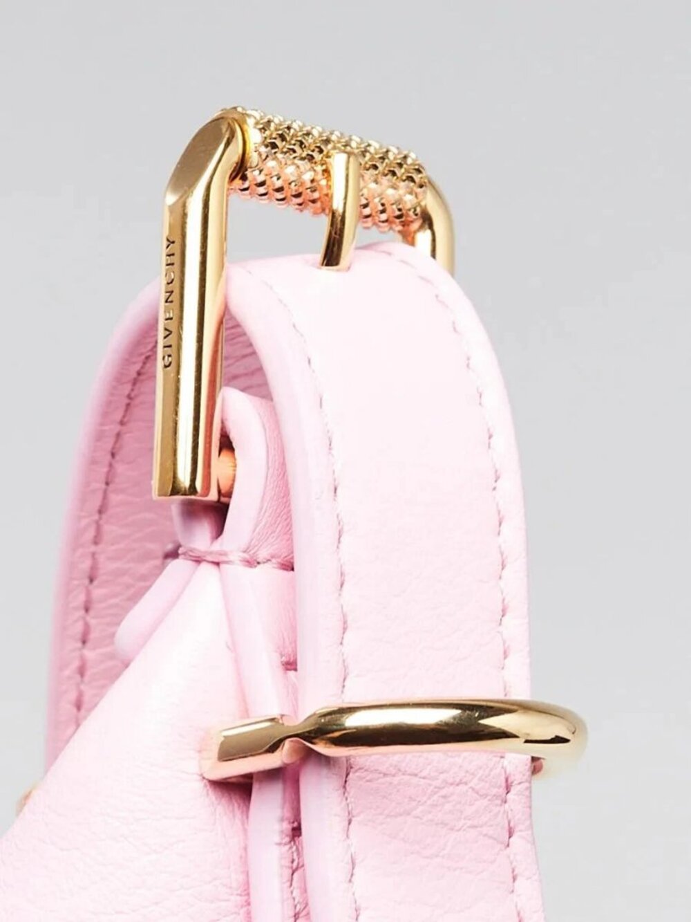 Givenchy Pink Leather Mini Voyou Hobo Bag - Picture 7 of 12
